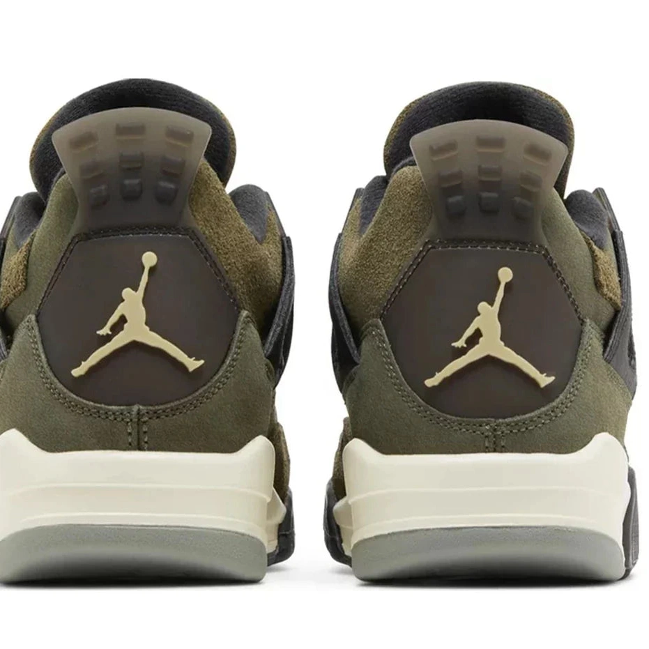 SE Jordan Air Retro 4 GS Olive' 'Craft 0711